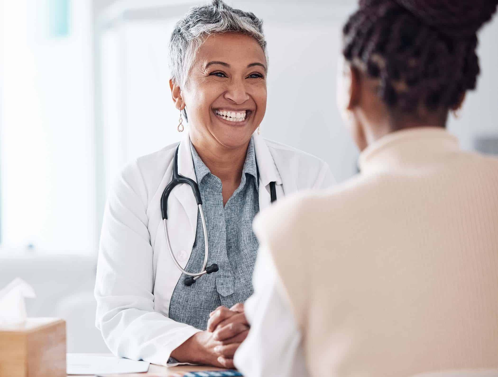 Locum tenens physician at work